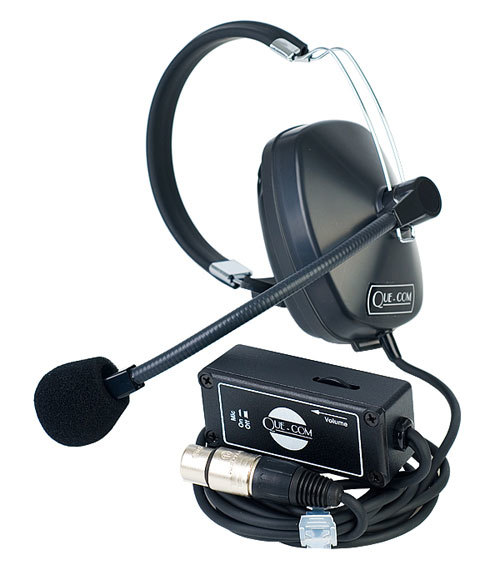 SMQ-1 QUE-COM SINGLE-EAR HEADSET/BELTPACK